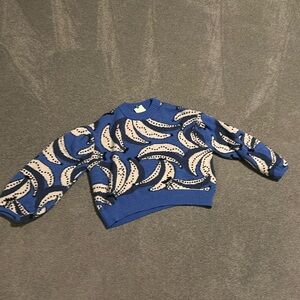 FARM RIO blue bananas sweater